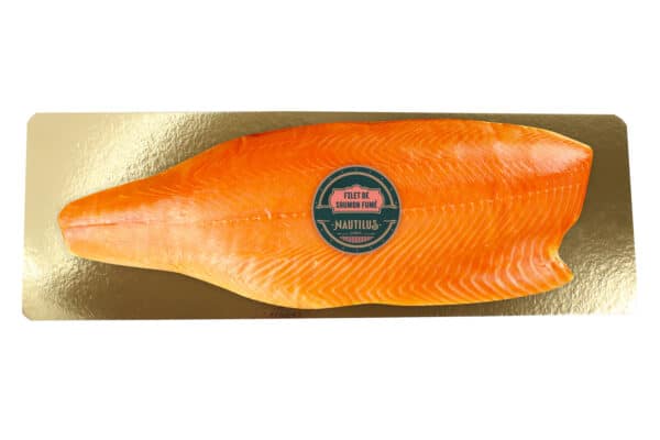 Filet de saumon fumé tranché 1kg dans son packaging