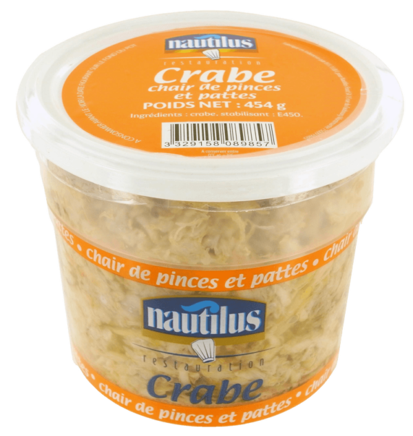 chair de pinces et pattes de crabe