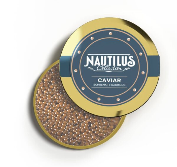 pot de caviar ouvert